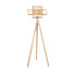 GLOBOSTAR® POPPY 01989 Boho Επιδαπέδιο Φωτιστικό με Ντουί 1 x E27 AC 220-240V IP20 - Μπεζ - Μ58 x Π58 x Υ149cm - ledmania.gr
