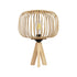 GLOBOSTAR® CHORD 01990 Boho Επιτραπέζιο Φωτιστικό Πορτατίφ με Ντουί 1 x E27 AC 220-240V IP20 - Μπεζ - Μ31 x Π31 x Υ43cm