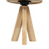 GLOBOSTAR® TULUM 01991 Boho Επιτραπέζιο Φωτιστικό Πορτατίφ με Ντουί 1 x E27 AC 220-240V IP20 - Μπεζ - Μ30 x Π30 x Υ41cm