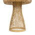 GLOBOSTAR® SELVA 01995 Boho Επιτραπέζιο Φωτιστικό Πορτατίφ με Ντουί 1 x E27 AC 220-240V IP20 - Μπεζ - Μ30 x Π30 x Υ45cm