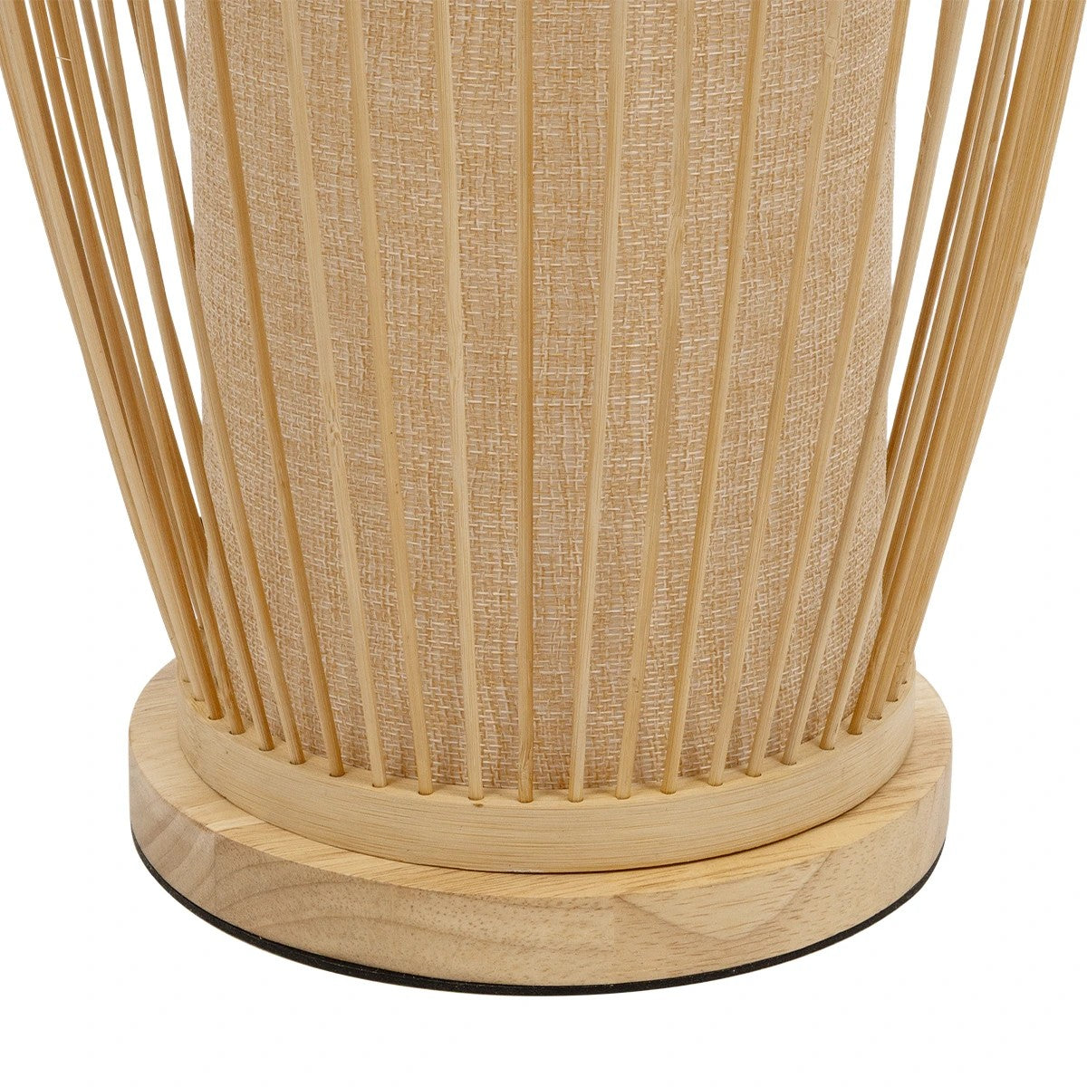 GLOBOSTAR® TULUM 02002 Boho Επιδαπέδιο Φωτιστικό Πορτατίφ με Ντουί 1 x E27 AC 220-240V IP20 - Μπεζ - Μ30 x Π30 x Υ120cm