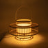 GLOBOSTAR® SORENIA 02003 Boho Επιδαπέδιο Φωτιστικό με Ντουί 1 x E27 AC 220-240V IP20 - Μπεζ - Μ48x Π48 x Υ27cm - ledmania.gr