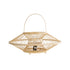 GLOBOSTAR® SORENIA 02005 Boho Επιδαπέδιο Φωτιστικό με Ντουί 1 x E27 AC 220-240V IP20 - Μπεζ - Μ50 x Π50 x Υ18cm - ledmania.gr