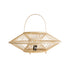 GLOBOSTAR® SORENIA 02005 Boho Επιδαπέδιο Φωτιστικό με Ντουί 1 x E27 AC 220-240V IP20 - Μπεζ - Μ50 x Π50 x Υ18cm - ledmania.gr