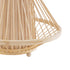 GloboStar® CATHY 02006 Boho Επιτραπέζιο Φωτιστικό Πορτατίφ Μονόφωτο 1 x E27 AC220-240V IP20 - Φ30 x Υ22cm - Μπεζ Ύφασμα με Μπεζ Ξύλινο Μπαμπού Πλέγμα - 5 Χρόνια Εγγύηση - ledmania.gr