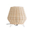 GLOBOSTAR® BOLSON 02010 Boho Επιδαπέδιο Φωτιστικό με Ντουί 1 x E27 AC 220-240V IP20 - Μπεζ & Λευκό - Μ30 x Π30 x Υ30cm - ledmania.gr