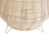 GLOBOSTAR® BOLSON 02010 Boho Επιδαπέδιο Φωτιστικό με Ντουί 1 x E27 AC 220-240V IP20 - Μπεζ & Λευκό - Μ30 x Π30 x Υ30cm - ledmania.gr