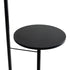 GLOBOSTAR® CORDELIA 02024 Μοντέρνο Επιδαπέδιο Φωτιστικό με Ντουί 1 x E27 AC 220-240V IP20 - Μαύρο & Χρυσό - Μ30 x Π38 x Υ180cm