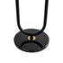 GLOBOSTAR® CORDELIA 02024 Μοντέρνο Επιδαπέδιο Φωτιστικό με Ντουί 1 x E27 AC 220-240V IP20 - Μαύρο & Χρυσό - Μ30 x Π38 x Υ180cm