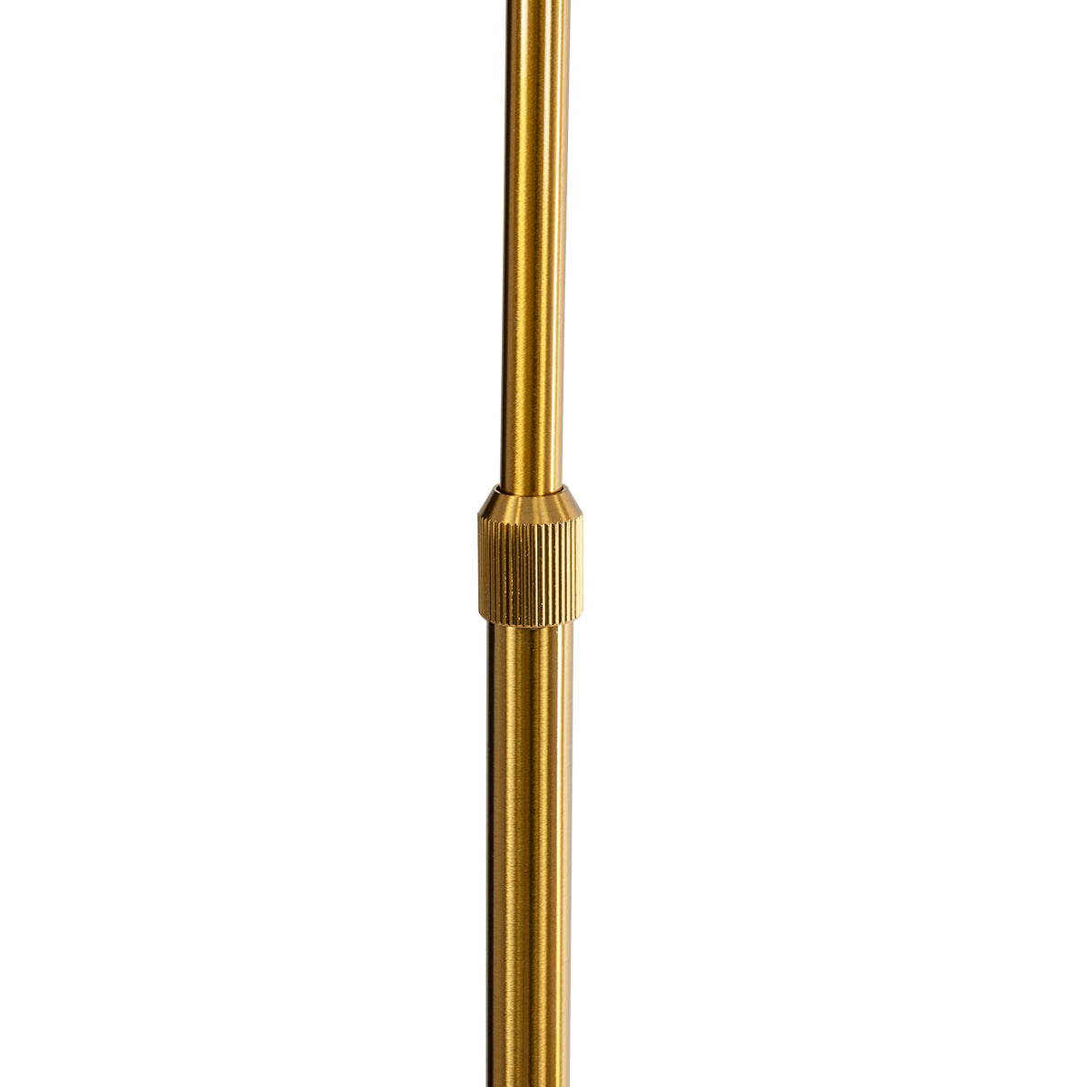 GLOBOSTAR® CORDELIA 02025 Μοντέρνο Επιδαπέδιο Φωτιστικό με Ντουί 1 x E27 AC 220-240V IP20 - Χρυσό & Λευκό - Μ30 x Π38 x Υ180cm