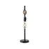 GLOBOSTAR® MINDELO 02032 Μοντέρνο Επιτραπέζιο Φωτιστικό Πορτατίφ με Ντουί 1 x E27 AC 220-240V IP20 - Μαύρο & Μπεζ - Μ25 x Π15 x Υ60cm