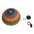 GLOBOSTAR® CABALLEROS 02060 Boho Κρεμαστό Φωτιστικό Οροφής με Ντουί 1 x E27 AC 220-240V IP20 - Πολύχρωμο - Μ40 x Π40 x Υ20cm - ledmania.gr
