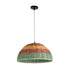 GLOBOSTAR® CABALLEROS 02060 Boho Κρεμαστό Φωτιστικό Οροφής με Ντουί 1 x E27 AC 220-240V IP20 - Πολύχρωμο - Μ40 x Π40 x Υ20cm - ledmania.gr