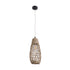 GLOBOSTAR® ECUADOR 02119 Boho Κρεμαστό Φωτιστικό Οροφής με Ντουί 1 x E27 AC 220-240V IP20 - Μπεζ - Μ15 x Π15 x Υ35cm - ledmania.gr
