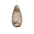 GLOBOSTAR® ECUADOR 02119 Boho Κρεμαστό Φωτιστικό Οροφής με Ντουί 1 x E27 AC 220-240V IP20 - Μπεζ - Μ15 x Π15 x Υ35cm - ledmania.gr