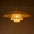 GloboStar® ZORA 02139 Boho Κρεμαστό Φωτιστικό Καμπάνα Μονόφωτο 1 x E27 IP20 Μπεζ Ύφασμα - Μ80 x Π80 x Υ32cm - ledmania.gr