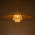 GloboStar® ZORA 02140 Boho Κρεμαστό Φωτιστικό Καμπάνα Μονόφωτο 1 x E27 IP20 Μπεζ Ύφασμα - Μ120 x Π120 x Υ40cm - ledmania.gr