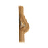 GloboStar® MIHIRO 02174 Boho Φωτιστικό Τοίχου - Απλίκα Μονόφωτο 1 x E27 AC 220-240V IP20 - Μ25 x Π13 x Υ40cm - Καφέ Ξύλινο Πλέγμα - ledmania.gr
