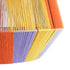 GloboStar® SALERNO 02188 Boho Κρεμαστό Φωτιστικό Οροφής Μονόφωτο 1 x E27 AC220-240V IP20 - Φ50 x Υ50cm - Μπεζ με Λευκό και Γρι με Πορτοκαλί Λεπτό Νήμα Βαμβακερό Πλέγμα Καμπάνα - ledmania.gr