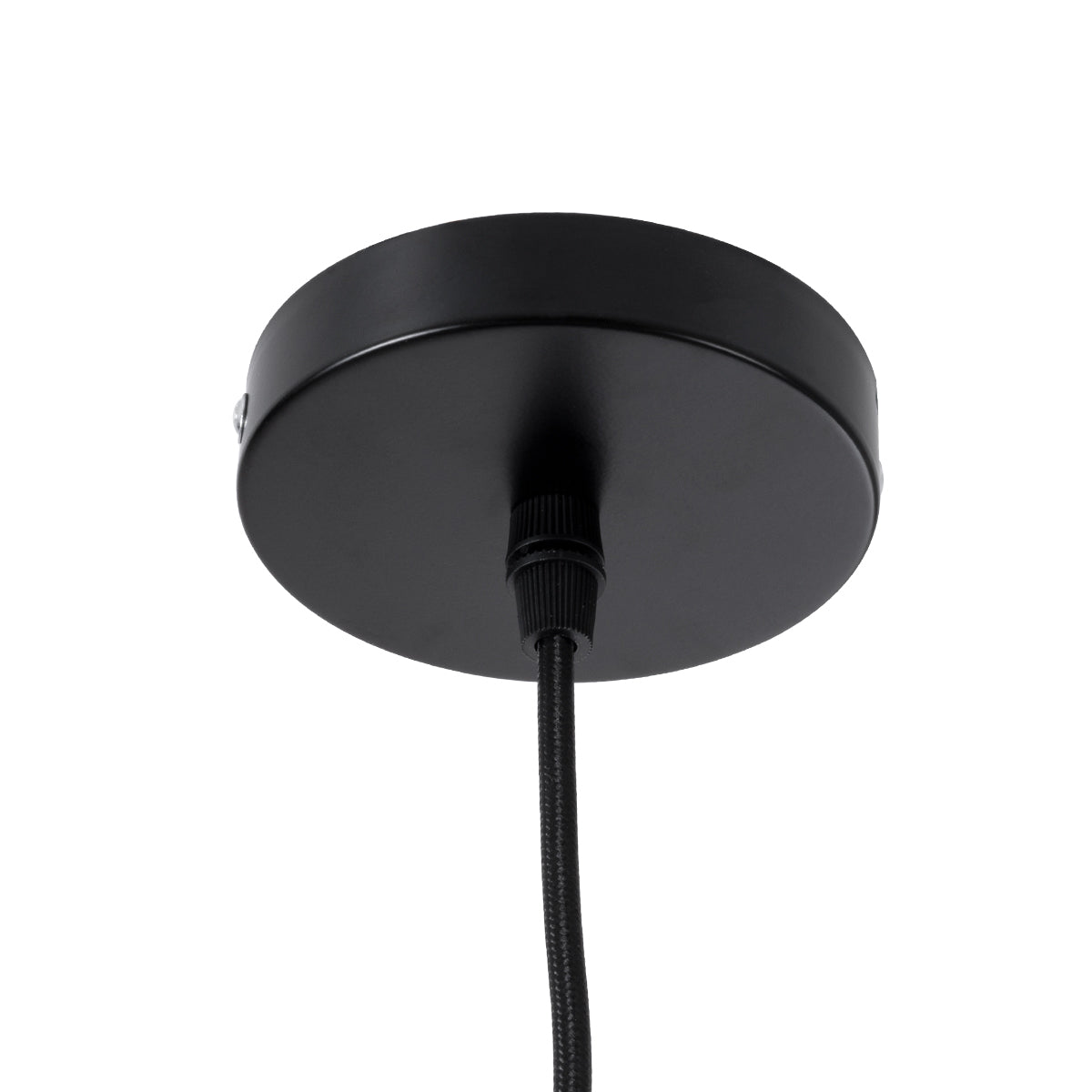 GLOBOSTAR® MEXICO 02201 Boho Κρεμαστό Φωτιστικό Οροφής με Ντουί 1 x E27 AC 220-240V IP20 - Μαύρο - Μ65 x Π45 x Υ18cm