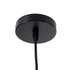 GLOBOSTAR® MEXICO 02201 Boho Κρεμαστό Φωτιστικό Οροφής με Ντουί 1 x E27 AC 220-240V IP20 - Μαύρο - Μ65 x Π45 x Υ18cm