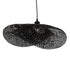 GLOBOSTAR® MEXICO 02201 Boho Κρεμαστό Φωτιστικό Οροφής με Ντουί 1 x E27 AC 220-240V IP20 - Μαύρο - Μ65 x Π45 x Υ18cm