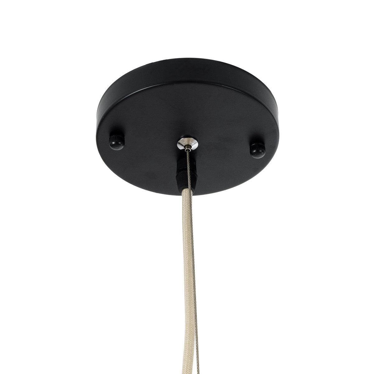 GloboStar® ADEJE 02211 Boho Κρεμαστό Φωτιστικό Οροφής Μονόφωτο 1 x E27 AC220-240V IP20 - Φ80 x Υ55cm - Μπεζ Ξύλινο Μπαμπού Πλέγμα Καμπάνα - ledmania.gr