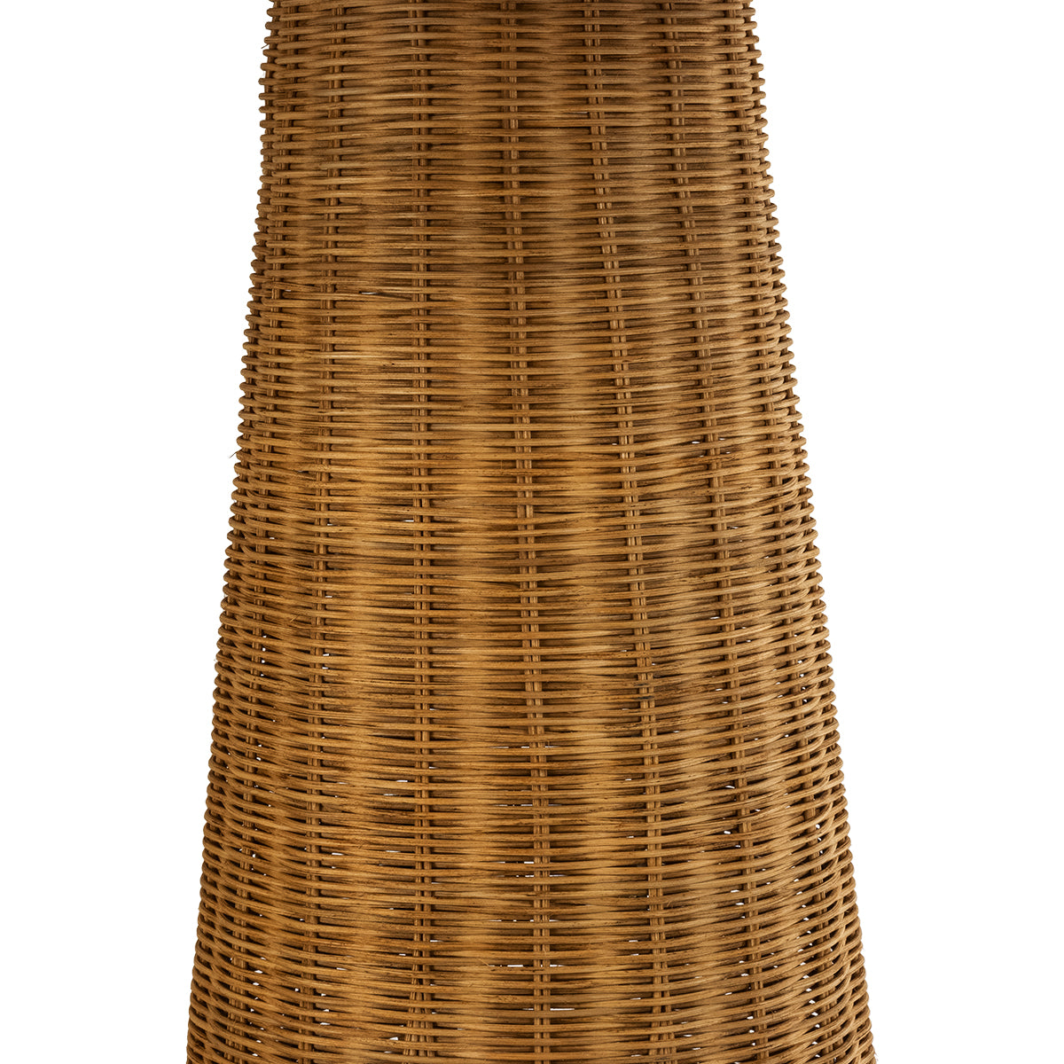 GloboStar® PERU 02235 Boho Επιδαπέδιο Φωτιστικό Μονόφωτο 1 x E27 IP20 Μπεζ Ξύλο - Μ73 x Π73 x Υ135cm - ledmania.gr