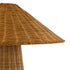 GloboStar® PERU 02235 Boho Επιδαπέδιο Φωτιστικό Μονόφωτο 1 x E27 IP20 Μπεζ Ξύλο - Μ73 x Π73 x Υ135cm - ledmania.gr