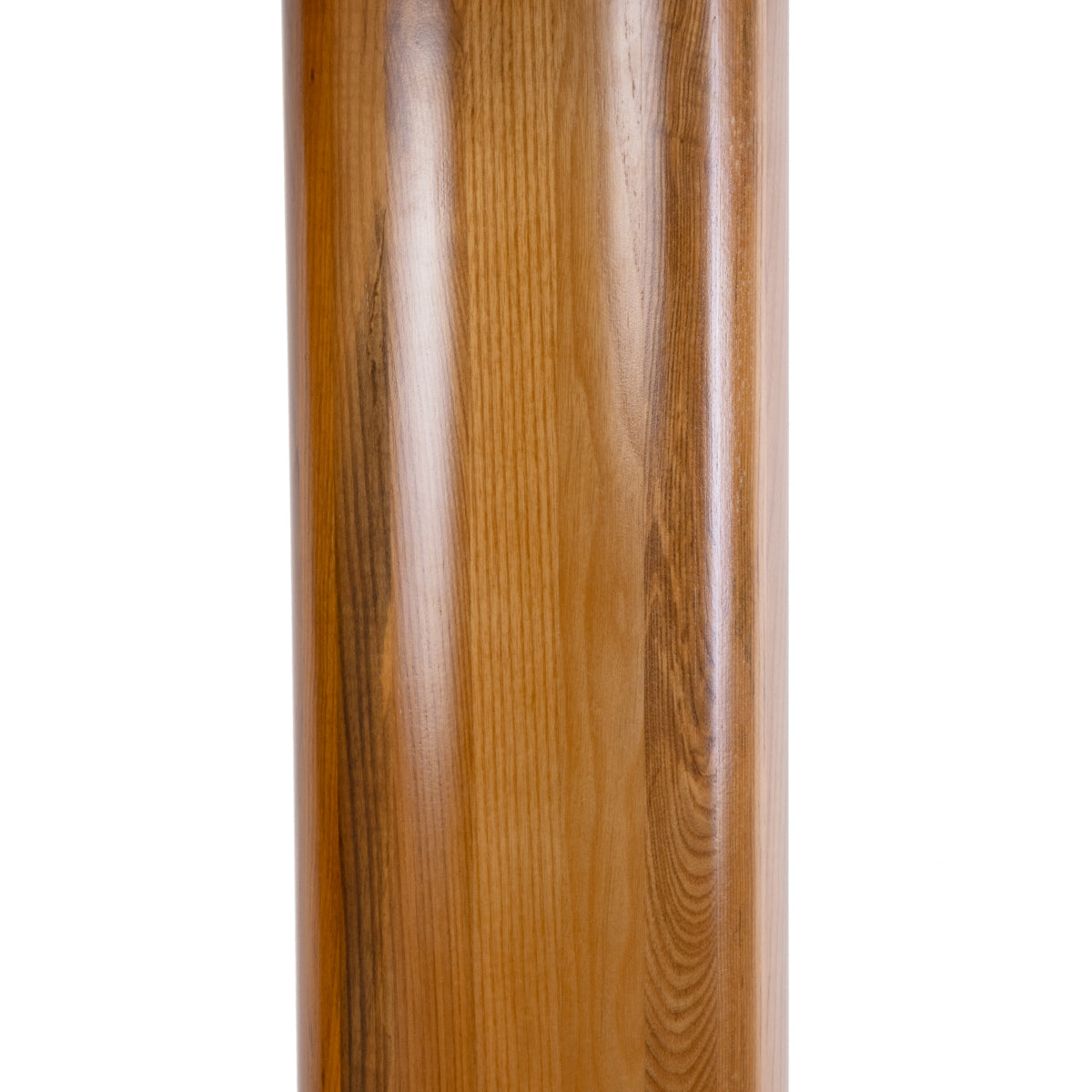 GloboStar® NIIHAU 02237 Μοντέρνο Επιδαπέδιο Φωτιστικό Μονόφωτο 1 x E27 AC220-240V IP20 - Φ43 x Υ160cm - Καφέ Ξύλινο Καμπάνα - ledmania.gr