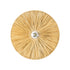 GloboStar® COLOMBO 02283 Boho Φωτιστικό Τοίχου - Απλίκα Μονόφωτο 1 x E27 AC 220-240V IP20 - Φ40 x Υ9cm - Μπεζ Καφέ Φυσική Ράφια Άχυρο Πλέγμα - ledmania.gr