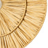 GloboStar® COLOMBO 02284 Boho Φωτιστικό Τοίχου - Απλίκα Μονόφωτο 1 x E27 AC 220-240V IP20 - Φ40 x Υ9cm - Μπεζ Καφέ Φυσική Ράφια Άχυρο Πλέγμα - ledmania.gr