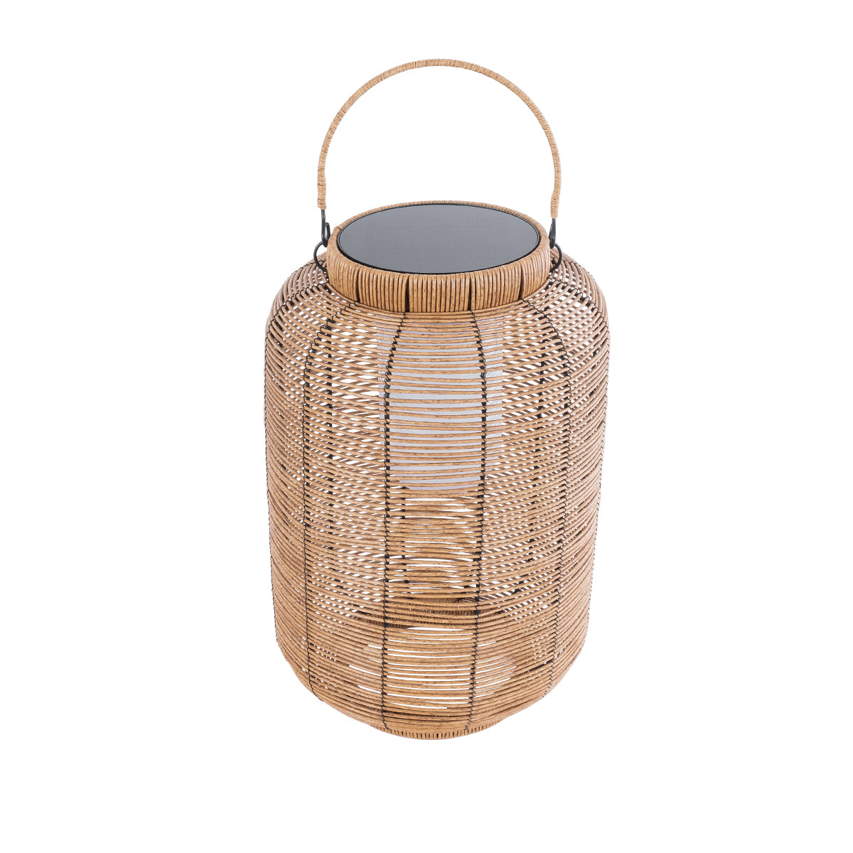 GloboStar® GRAMBIAN 02304 Boho Αυτόνομο Ηλιακό Κρεμαστό/Επιτραπέζιο Φωτιστικό Φαναράκι LED SMD 5W 200lm - Φ30 x Υ48cm - με Ενσωματωμένη Μπαταρία 600mAh - Φωτοβολταϊκό Πάνελ και Αισθητήρα Ημέρας-Νύχτας με Ασύρματο Χειριστήριο IR Μπεζ Μπαμπού Αδιάβροχο I... - ledmania.gr