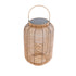 GloboStar® GRAMBIAN 02304 Boho Αυτόνομο Ηλιακό Κρεμαστό/Επιτραπέζιο Φωτιστικό Φαναράκι LED SMD 5W 200lm - Φ30 x Υ48cm - με Ενσωματωμένη Μπαταρία 600mAh - Φωτοβολταϊκό Πάνελ και Αισθητήρα Ημέρας-Νύχτας με Ασύρματο Χειριστήριο IR Μπεζ Μπαμπού Αδιάβροχο I... - ledmania.gr