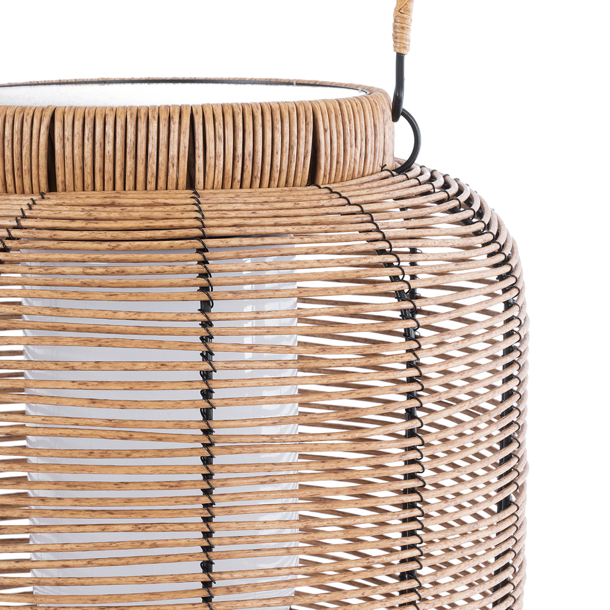 GloboStar® GRAMBIAN 02304 Boho Αυτόνομο Ηλιακό Κρεμαστό/Επιτραπέζιο Φωτιστικό Φαναράκι LED SMD 5W 200lm - Φ30 x Υ48cm - με Ενσωματωμένη Μπαταρία 600mAh - Φωτοβολταϊκό Πάνελ και Αισθητήρα Ημέρας-Νύχτας με Ασύρματο Χειριστήριο IR Μπεζ Μπαμπού Αδιάβροχο I... - ledmania.gr
