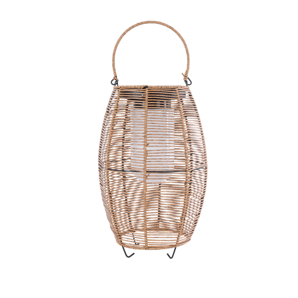 GloboStar® HESPELER 02305 Boho Αυτόνομο Ηλιακό Κρεμαστό/Επιτραπέζιο Φωτιστικό Φαναράκι LED SMD 5W 200lm - Φ25 x Υ45cm - με Ενσωματωμένη Μπαταρία 600mAh - Φωτοβολταϊκό Πάνελ και Αισθητήρα Ημέρας-Νύχτας με Ασύρματο Χειριστήριο IR Μπεζ Μπαμπού Αδιάβροχο I... - ledmania.gr