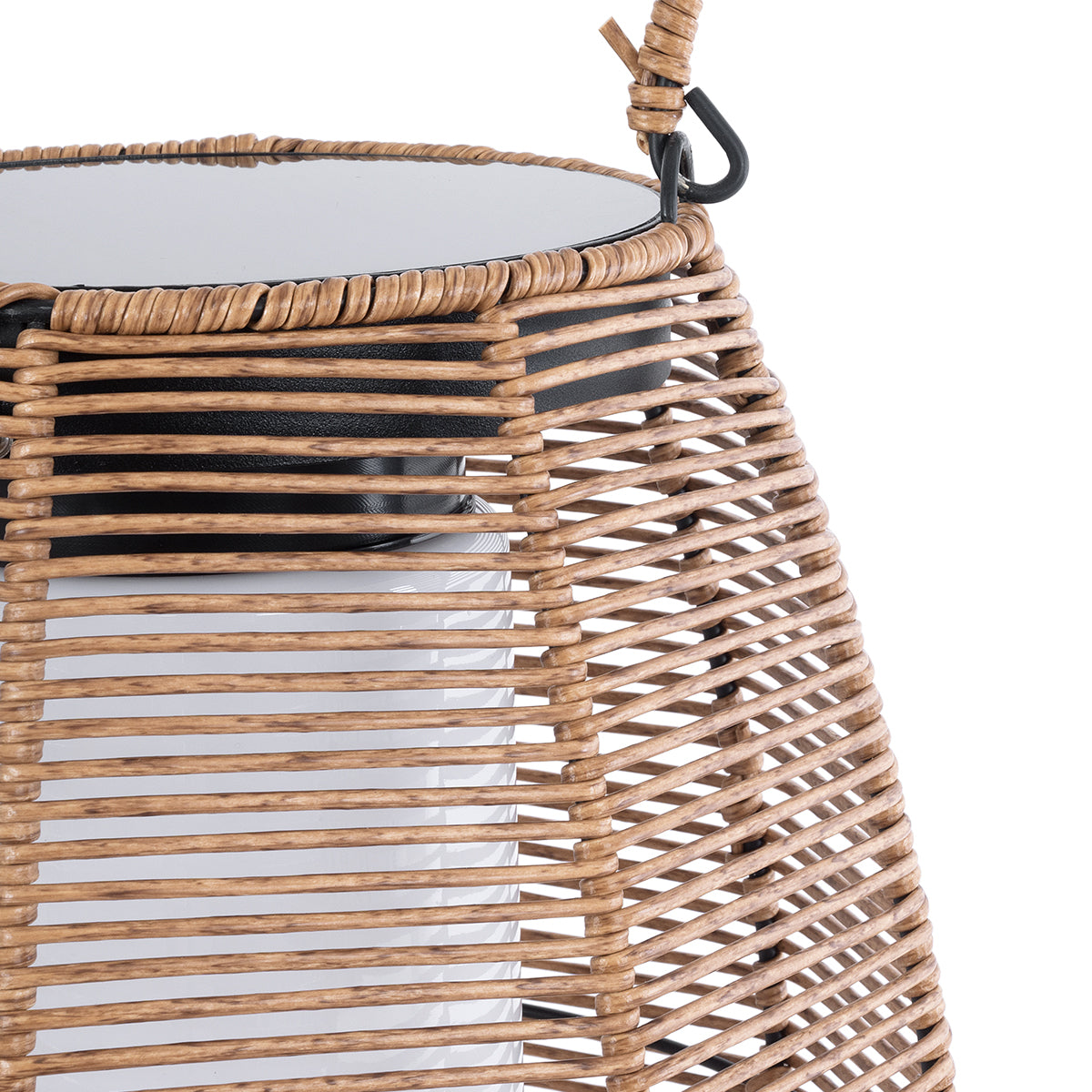 GloboStar® HESPELER 02305 Boho Αυτόνομο Ηλιακό Κρεμαστό/Επιτραπέζιο Φωτιστικό Φαναράκι LED SMD 5W 200lm - Φ25 x Υ45cm - με Ενσωματωμένη Μπαταρία 600mAh - Φωτοβολταϊκό Πάνελ και Αισθητήρα Ημέρας-Νύχτας με Ασύρματο Χειριστήριο IR Μπεζ Μπαμπού Αδιάβροχο I... - ledmania.gr