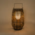 GloboStar® NETLEY 02306 Boho Αυτόνομο Ηλιακό Κρεμαστό/Επιτραπέζιο Φωτιστικό Φαναράκι LED SMD 5W 200lm - Φ30 x Υ50cm - με Ενσωματωμένη Μπαταρία 600mAh - Φωτοβολταϊκό Πάνελ και Αισθητήρα Ημέρας-Νύχτας με Ασύρματο Χειριστήριο IR Γκρι Μπαμπού Αδιάβροχο IP6... - ledmania.gr