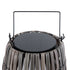 GloboStar® NETLEY 02306 Boho Αυτόνομο Ηλιακό Κρεμαστό/Επιτραπέζιο Φωτιστικό Φαναράκι LED SMD 5W 200lm - Φ30 x Υ50cm - με Ενσωματωμένη Μπαταρία 600mAh - Φωτοβολταϊκό Πάνελ και Αισθητήρα Ημέρας-Νύχτας με Ασύρματο Χειριστήριο IR Γκρι Μπαμπού Αδιάβροχο IP6... - ledmania.gr