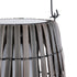 GloboStar® NETLEY 02306 Boho Αυτόνομο Ηλιακό Κρεμαστό/Επιτραπέζιο Φωτιστικό Φαναράκι LED SMD 5W 200lm - Φ30 x Υ50cm - με Ενσωματωμένη Μπαταρία 600mAh - Φωτοβολταϊκό Πάνελ και Αισθητήρα Ημέρας-Νύχτας με Ασύρματο Χειριστήριο IR Γκρι Μπαμπού Αδιάβροχο IP6... - ledmania.gr