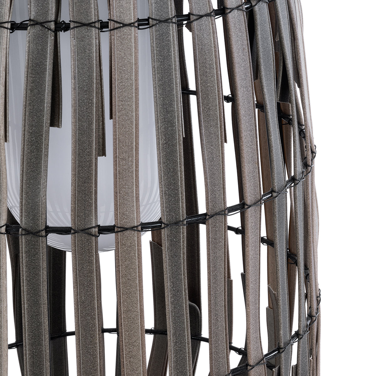 GloboStar® NETLEY 02306 Boho Αυτόνομο Ηλιακό Κρεμαστό/Επιτραπέζιο Φωτιστικό Φαναράκι LED SMD 5W 200lm - Φ30 x Υ50cm - με Ενσωματωμένη Μπαταρία 600mAh - Φωτοβολταϊκό Πάνελ και Αισθητήρα Ημέρας-Νύχτας με Ασύρματο Χειριστήριο IR Γκρι Μπαμπού Αδιάβροχο IP6... - ledmania.gr