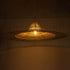 GLOBOSTAR® PALERMO 02311 Boho Κρεμαστό Φωτιστικό Οροφής με Ντουί 1 x E27 AC 220-240V IP20 - Μπεζ - Μ160 x Π160 x Υ45cm