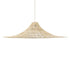 GLOBOSTAR® PALERMO 02311 Boho Κρεμαστό Φωτιστικό Οροφής με Ντουί 1 x E27 AC 220-240V IP20 - Μπεζ - Μ160 x Π160 x Υ45cm