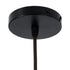 GloboStar® MALABO 02328 Boho Κρεμαστό Φωτιστικό Οροφής Μονόφωτο 1 x E27 AC220-240V IP20 - Φ60 x Υ31cm - Καφέ Ξύλινο Μπαμπού Πλέγμα - ledmania.gr