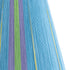 GloboStar® HABANA 02333 Boho Επιδαπέδιο Φωτιστικό Μονόφωτο 1 x E27 AC220-240V IP20 - Φ50 x Υ70cm - Γαλάζιο με Μωβ και Πράσινο με Κίτρινες Λεπτομέριες Λεπτό Νήμα Βαμβακερό Πλέγμα - 5 Χρόνια Εγγύηση - ledmania.gr