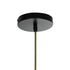 GloboStar® SALERNO 02335 Boho Κρεμαστό Φωτιστικό Πλέγμα Μονόφωτο 1 x E27 IP20 Πράσινο, Μπεζ & Καφέ Νήμα - Μ50 x Π50 x Υ60cm - ledmania.gr
