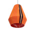 GloboStar® HABANA 02337 Boho Κρεμαστό Φωτιστικό Οροφής Μονόφωτο 1 x E27 AC220-240V IP20 - Φ50 x Υ60cm - Πορτοκαλί με Μαύρο και Καφέ με Κίτρινες Λεπτομέριες Λεπτό Νήμα Βαμβακερό Πλέγμα - 5 Χρόνια Εγγύηση - ledmania.gr