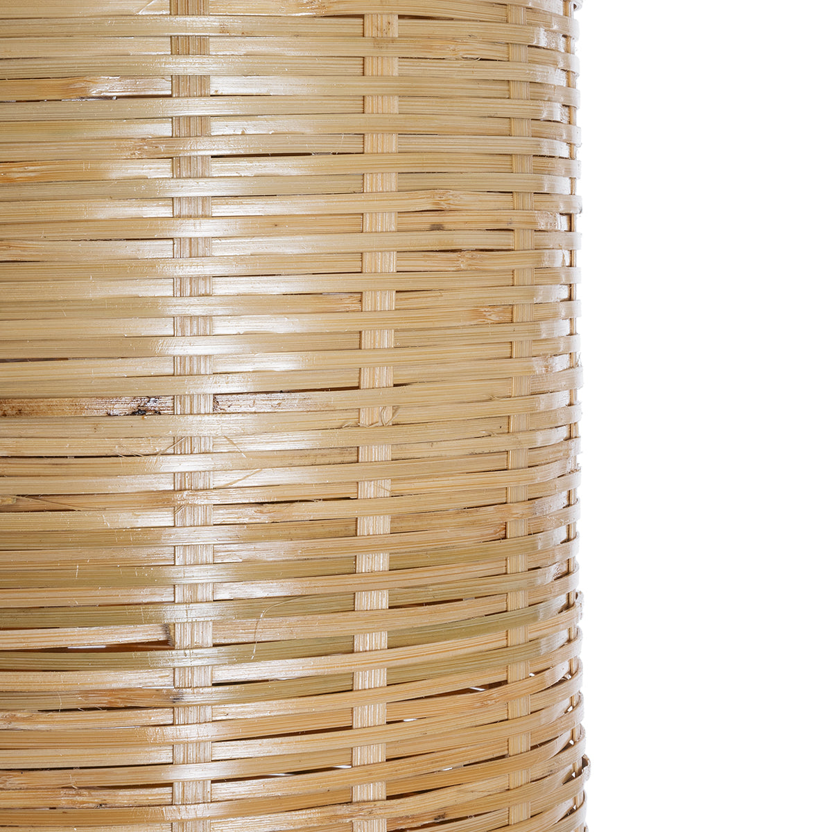 GloboStar® WAIKIKI 02349 Boho Κρεμαστό Φωτιστικό Οροφής Μονόφωτο 1 x E27 AC220-240V IP20 - Φ20 x Υ80cm - Μπεζ Ξύλινο Μπαμπού Καμπάνα - 5 Χρόνια Εγγύηση - ledmania.gr