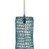 GLOBOSTAR® KENTUCKY 02355 Vintage Κρεμαστό Φωτιστικό Οροφής με Ντουί 1 x E27 AC 220-240V IP20 - Τιρκουάζ - Μ60 x Π60 x Υ90cm