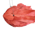 GLOBOSTAR® GOURAMI 02360 Μοντέρνο Κρεμαστό Φωτιστικό Οροφής με Ντουί 1 x E27 AC 220-240V IP20 - Κόκκινο - Μ70 x Π40 x Υ27cm - ledmania.gr